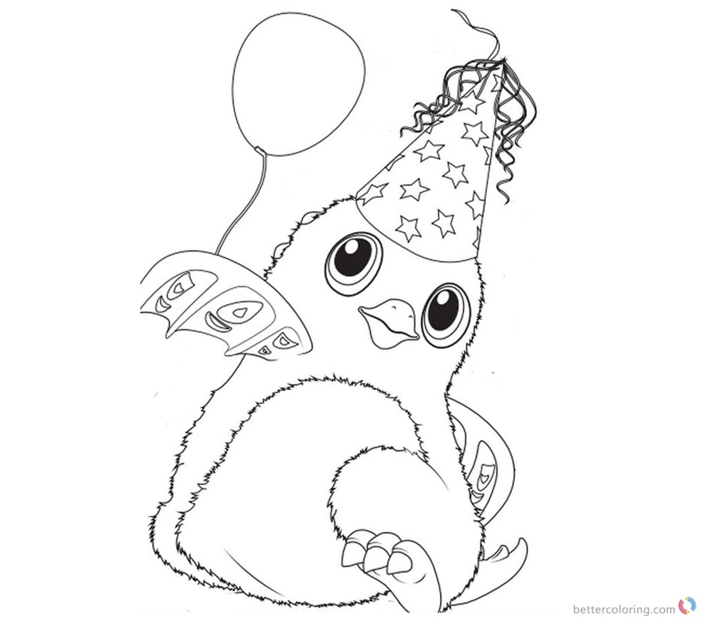 Christmas Hatchimal Printable Coloring Pages