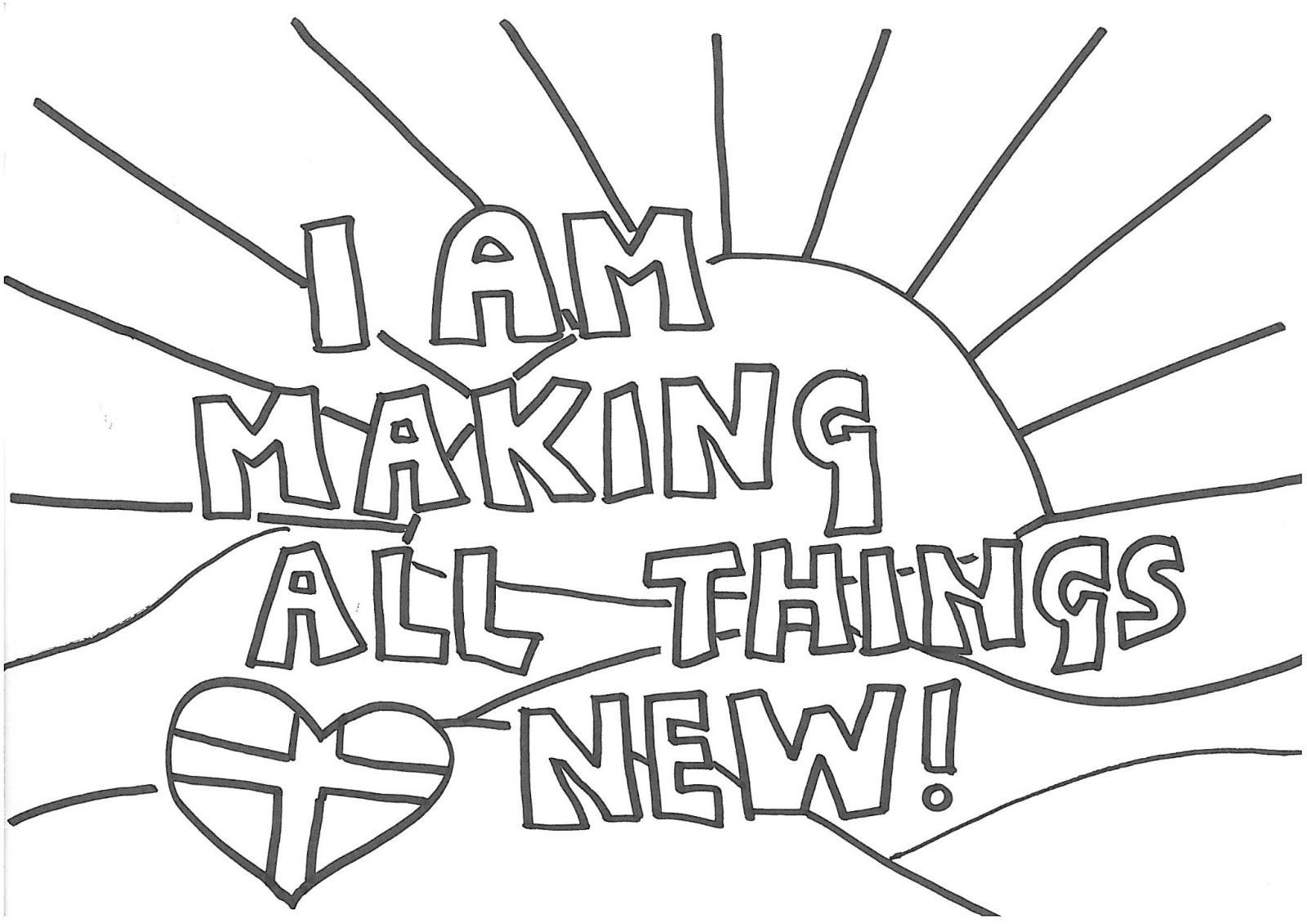 Heaven Coloring Page Coloring Home