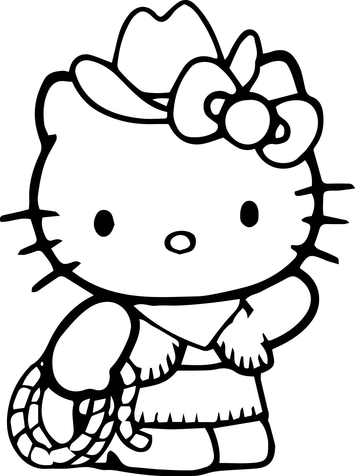 Hello Kitty Coloring Pages Wecoloringpage