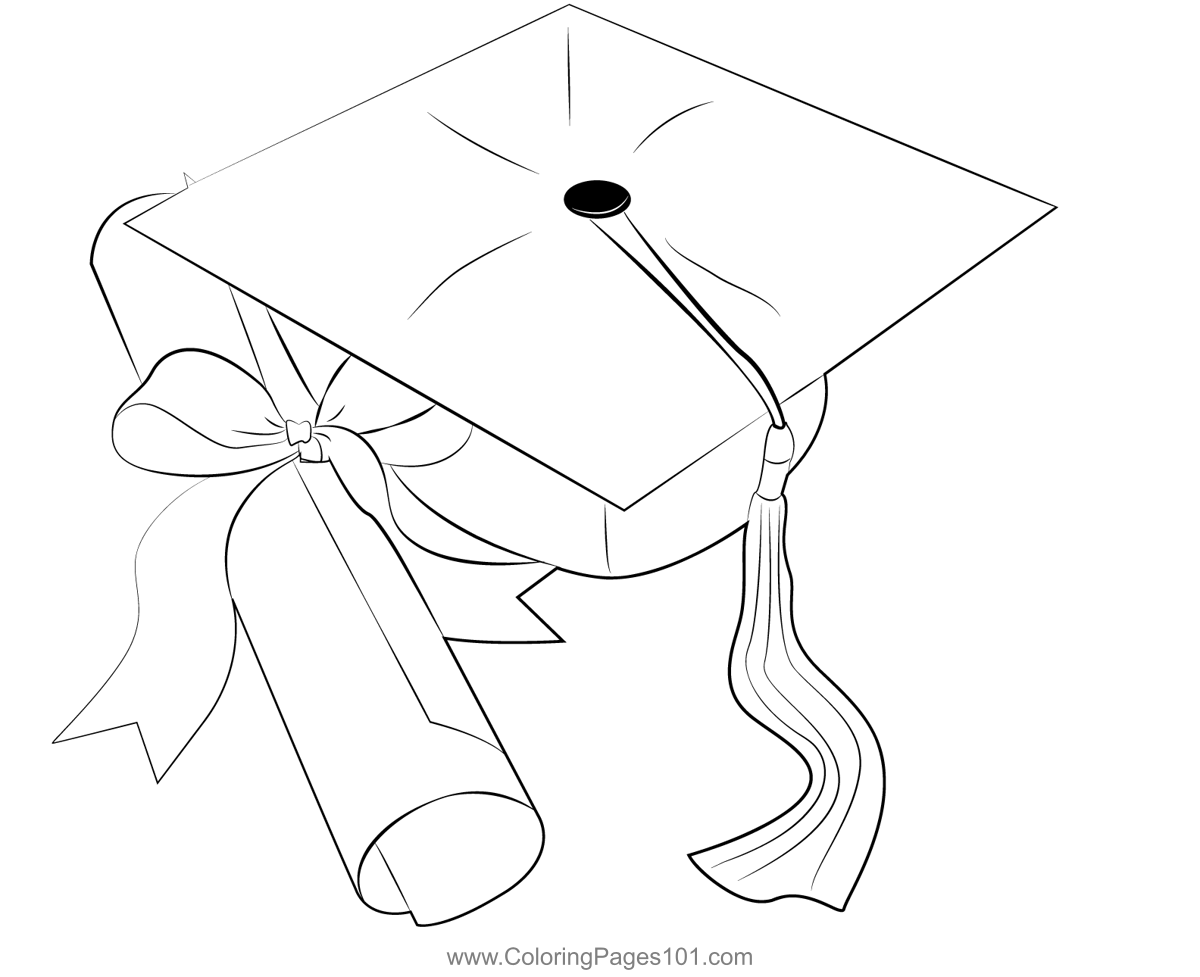 Free Printable Coloring Pages Graduation