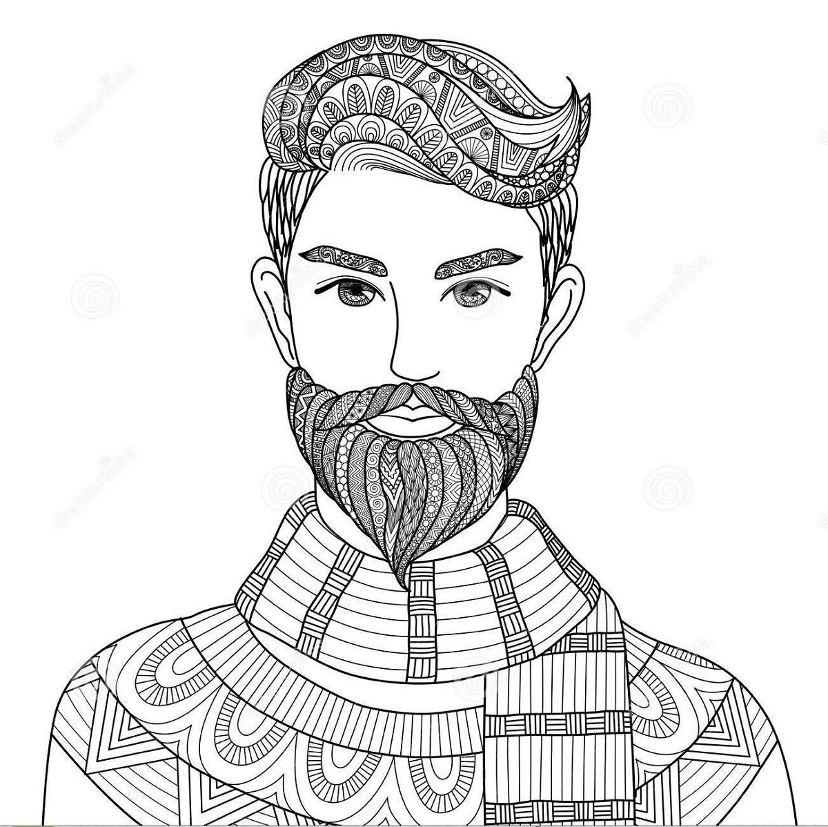Hipster Coloring Pages Printable 2019 Activity Shelter