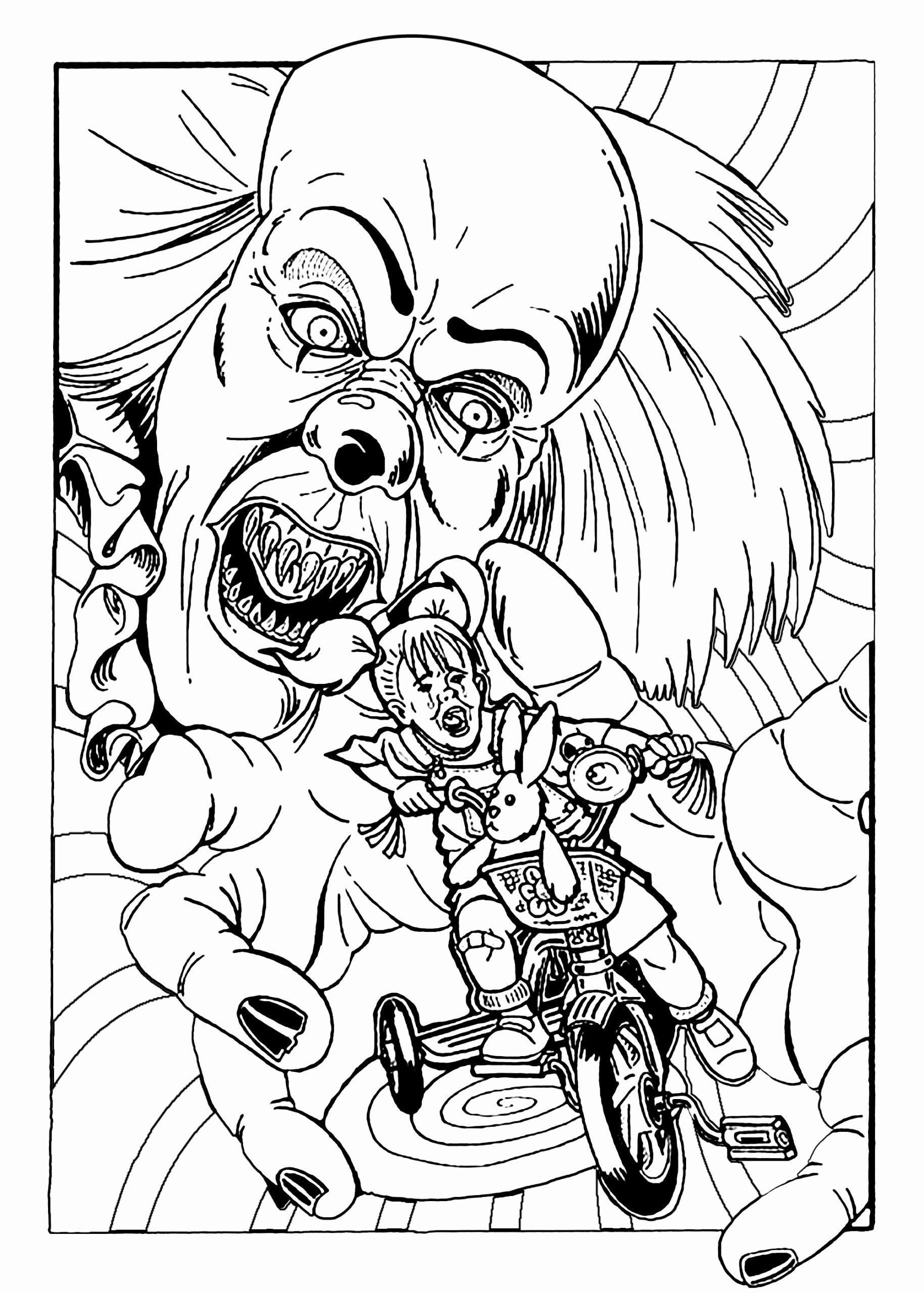 Free Printable Horror Coloring Pages