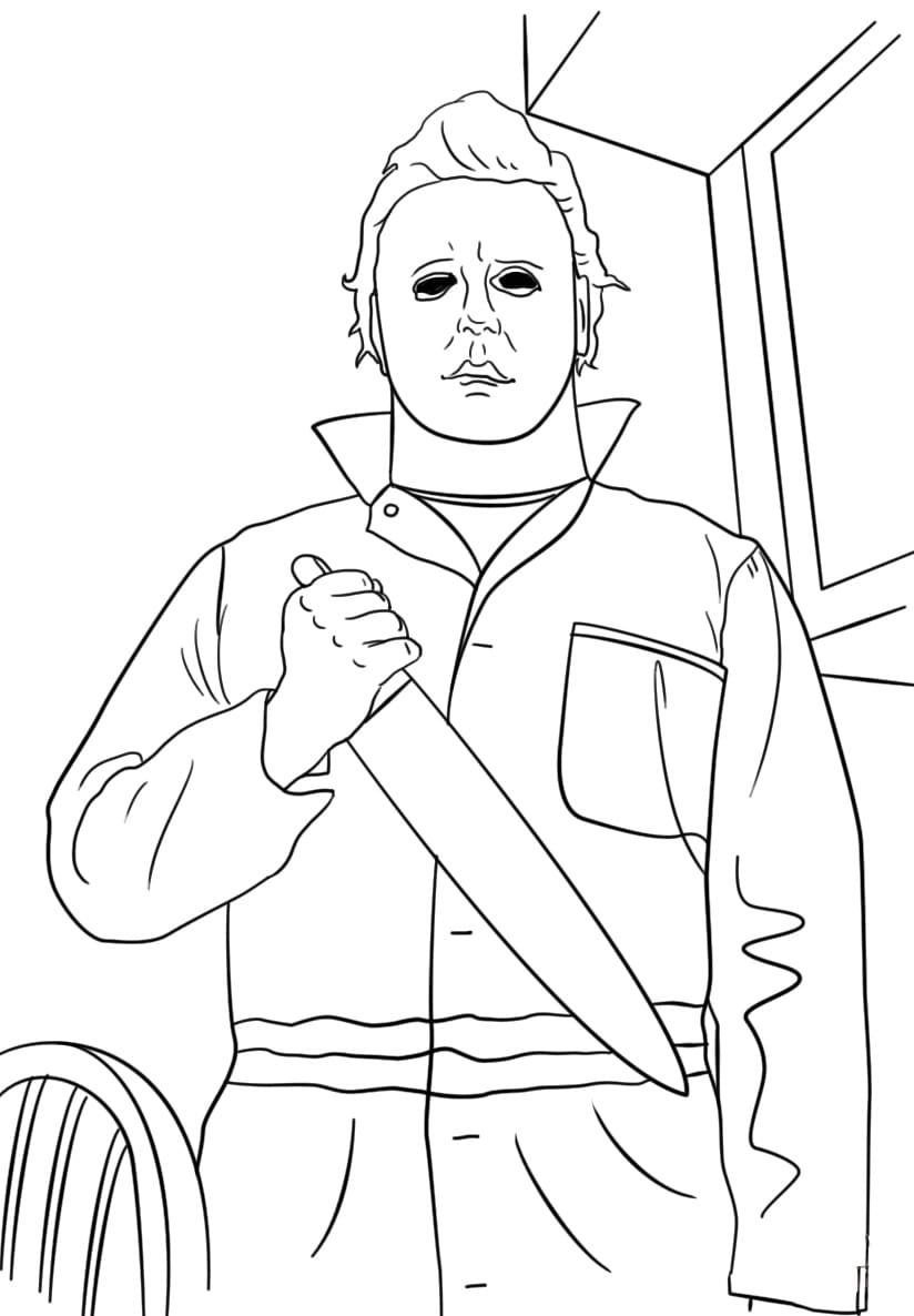 Horror Movies Coloring Pages