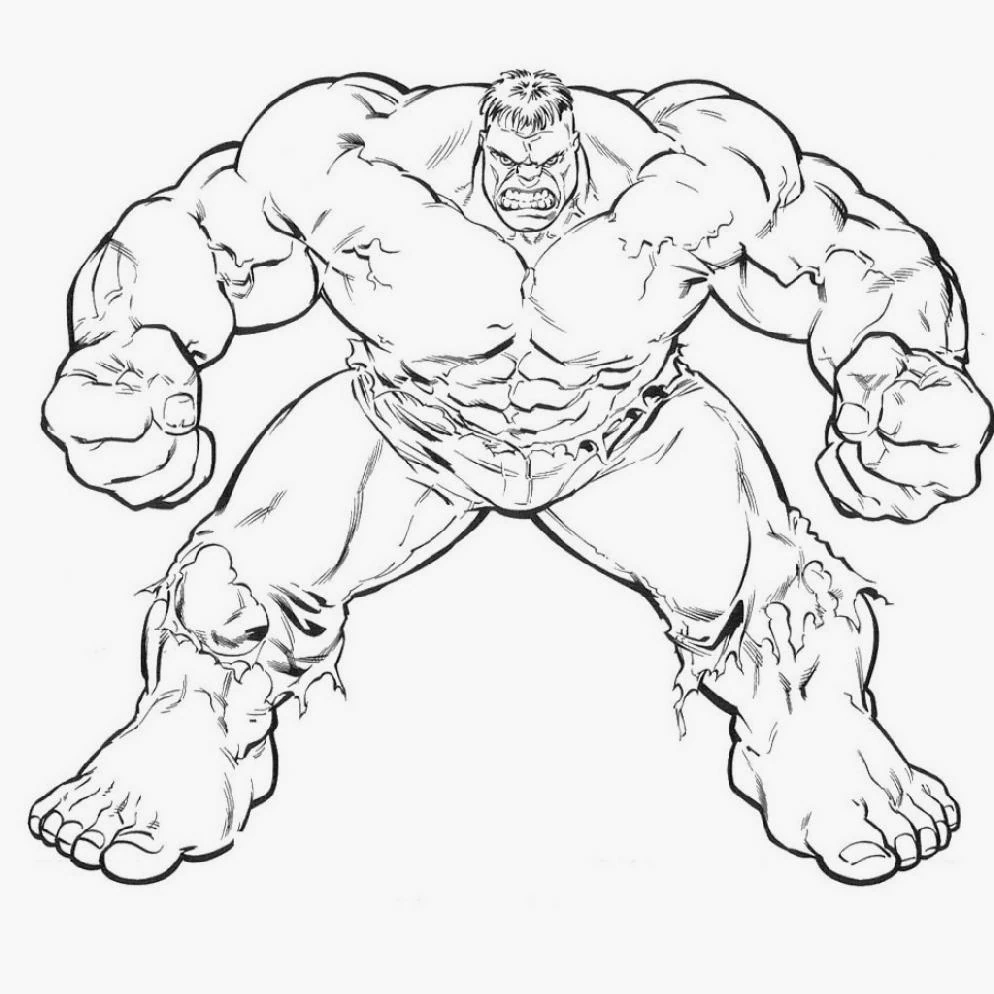 Printable Coloring Pages Superheroes