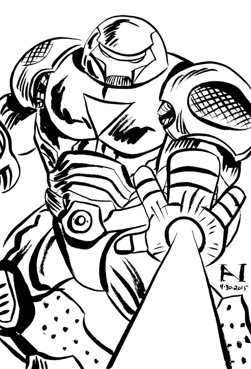 Hulkbuster Printable Coloring Pages