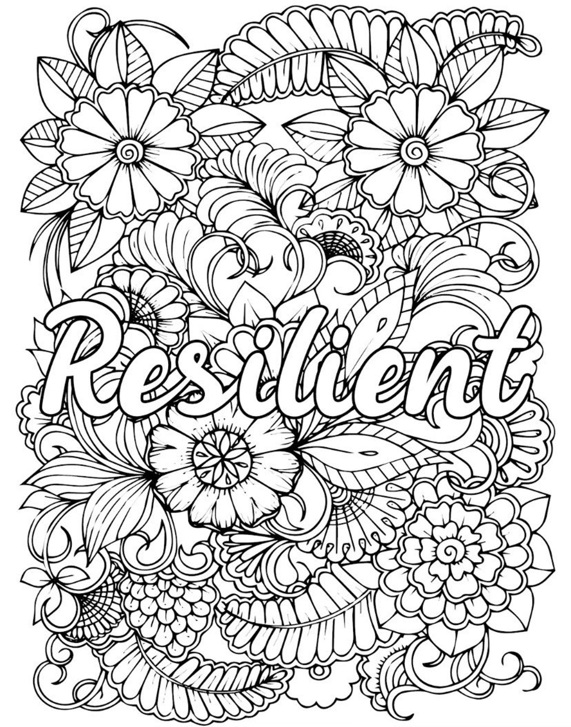 I Am Survivor Adult Coloring Pages Faith Coloring Sheets Etsy Espa A