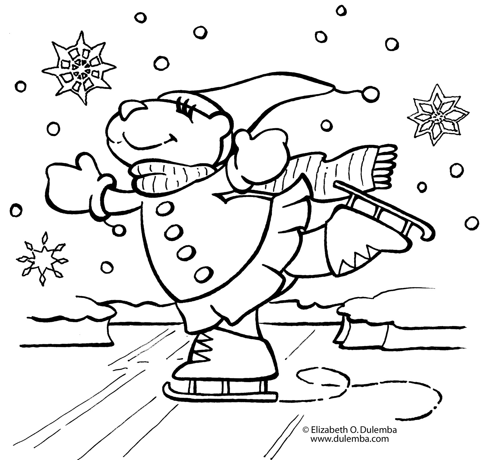 Ice Skating Coloring Pages Printable At GetColorings Free Printable Colorings Pages To