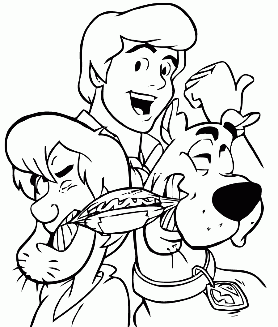 Image Of Scooby Doo To Download And Color Scooby Doo Coloring Pages For Kids