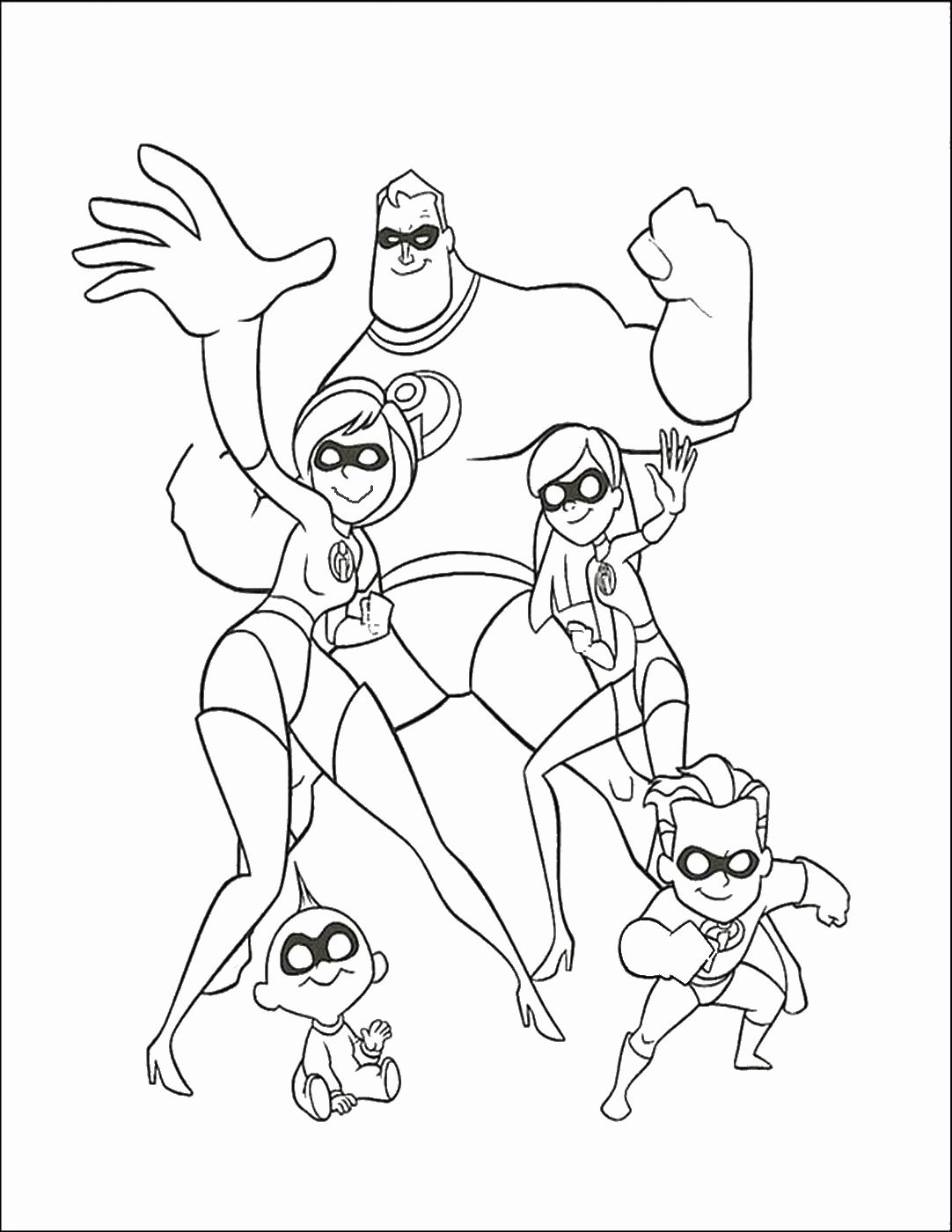 Incredibles 2 Coloring Pages Download And Print For Free