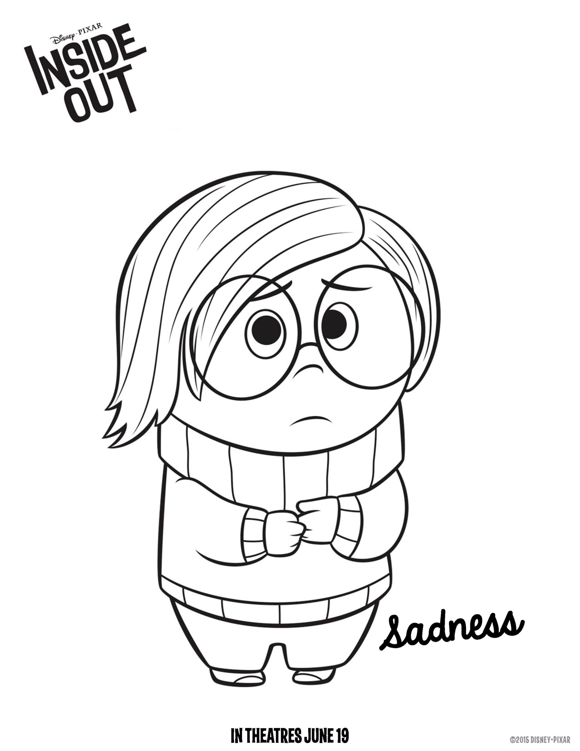 Inside Out Coloring Pages Best Coloring Pages For Kids