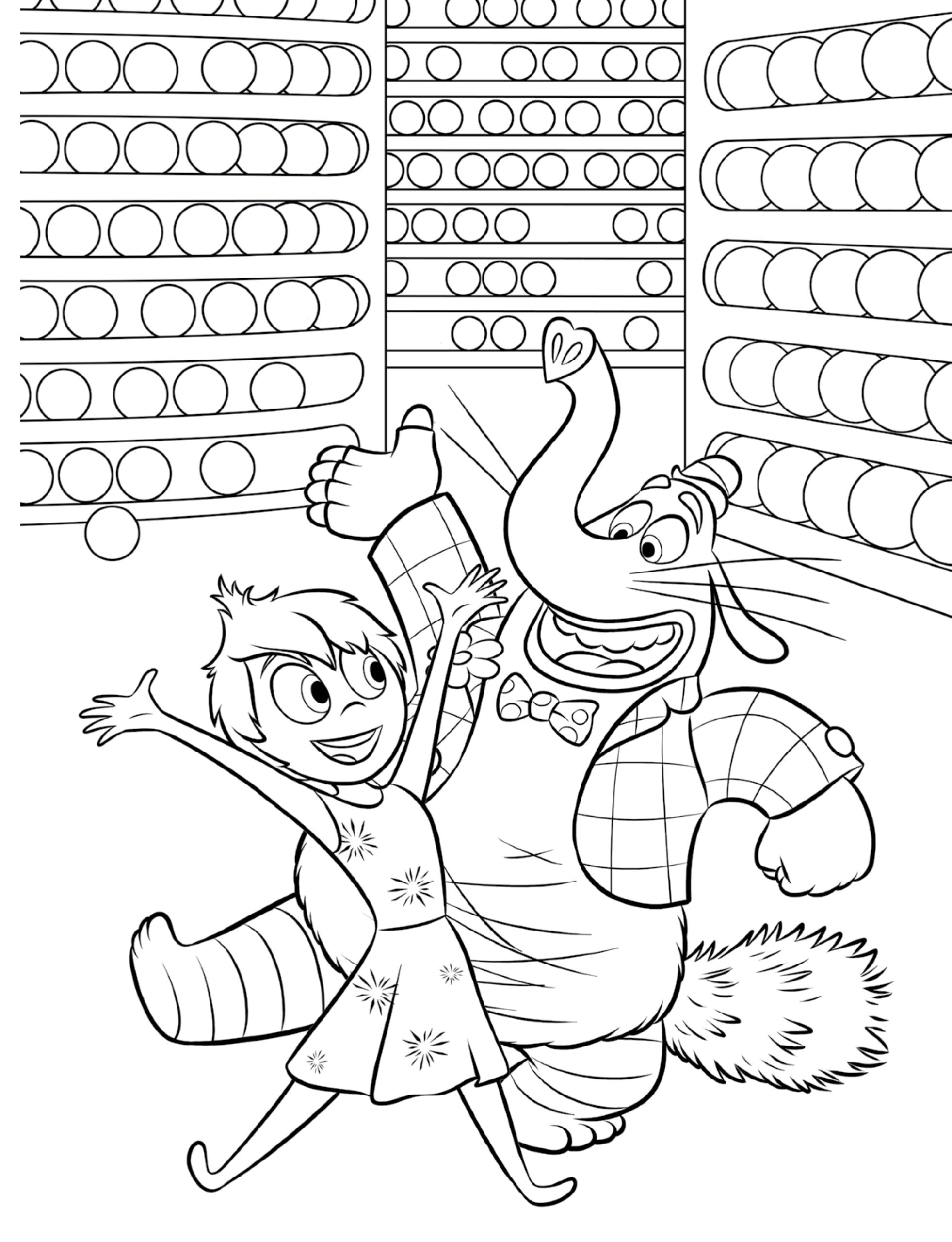 Inside Out Printable Coloring Pages