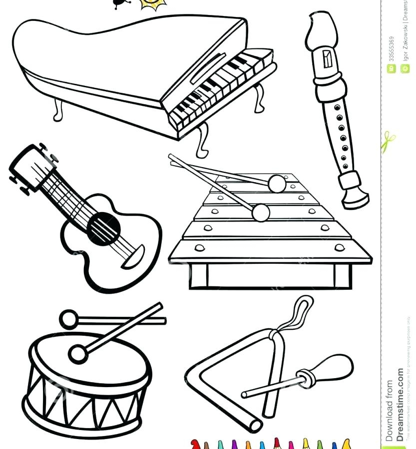 Instrument Coloring Pages At GetColorings Free Printable Colorings Pages To Print And Color