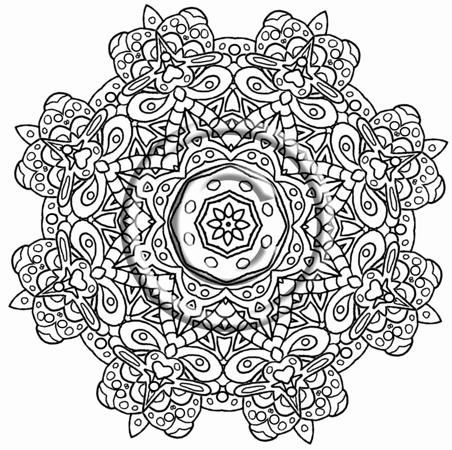Intricate Mandala Coloring Pages At GetColorings Free Printable Colorings Pages To Print