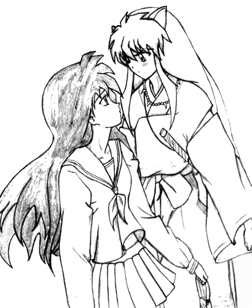 Inuyasha Coloring Pages At GetDrawings Free Download