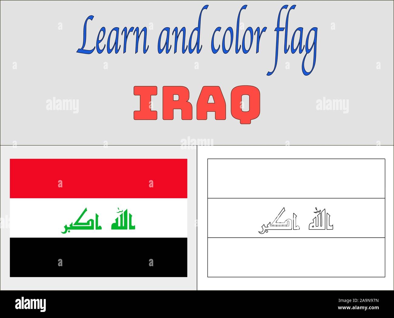 Iraq Flag Coloring Page Iraq Flag Wallpapers Wallpaper Cave Illustration Abbate