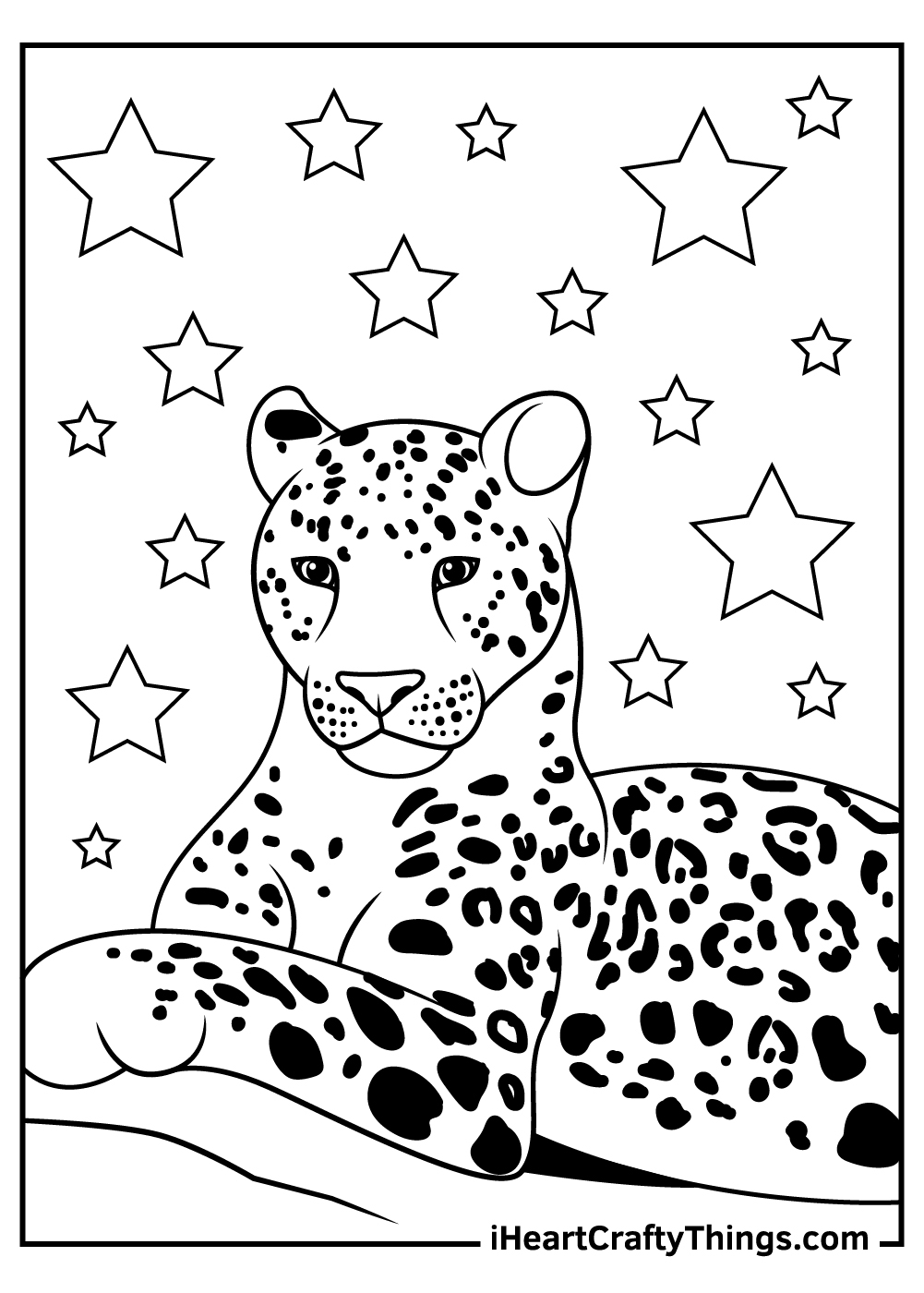 Free Printable Jaguar Coloring Pages