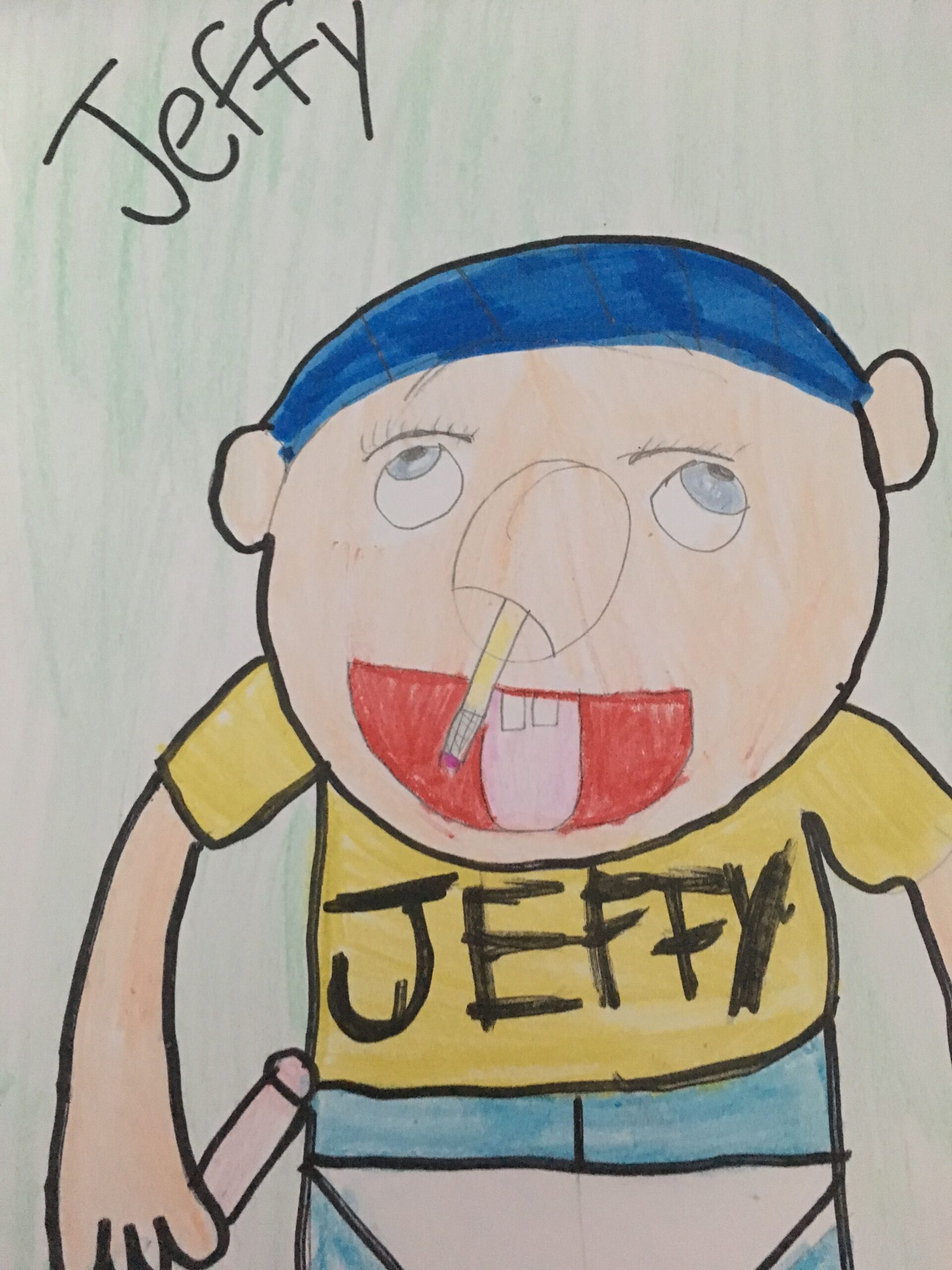 Jeffy Coloring Pages Drone Fest