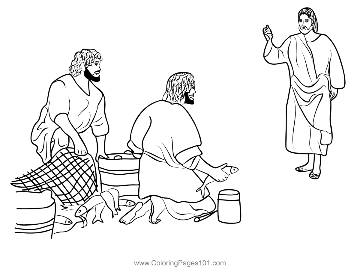 Free Printable Coloring Pages Disciples