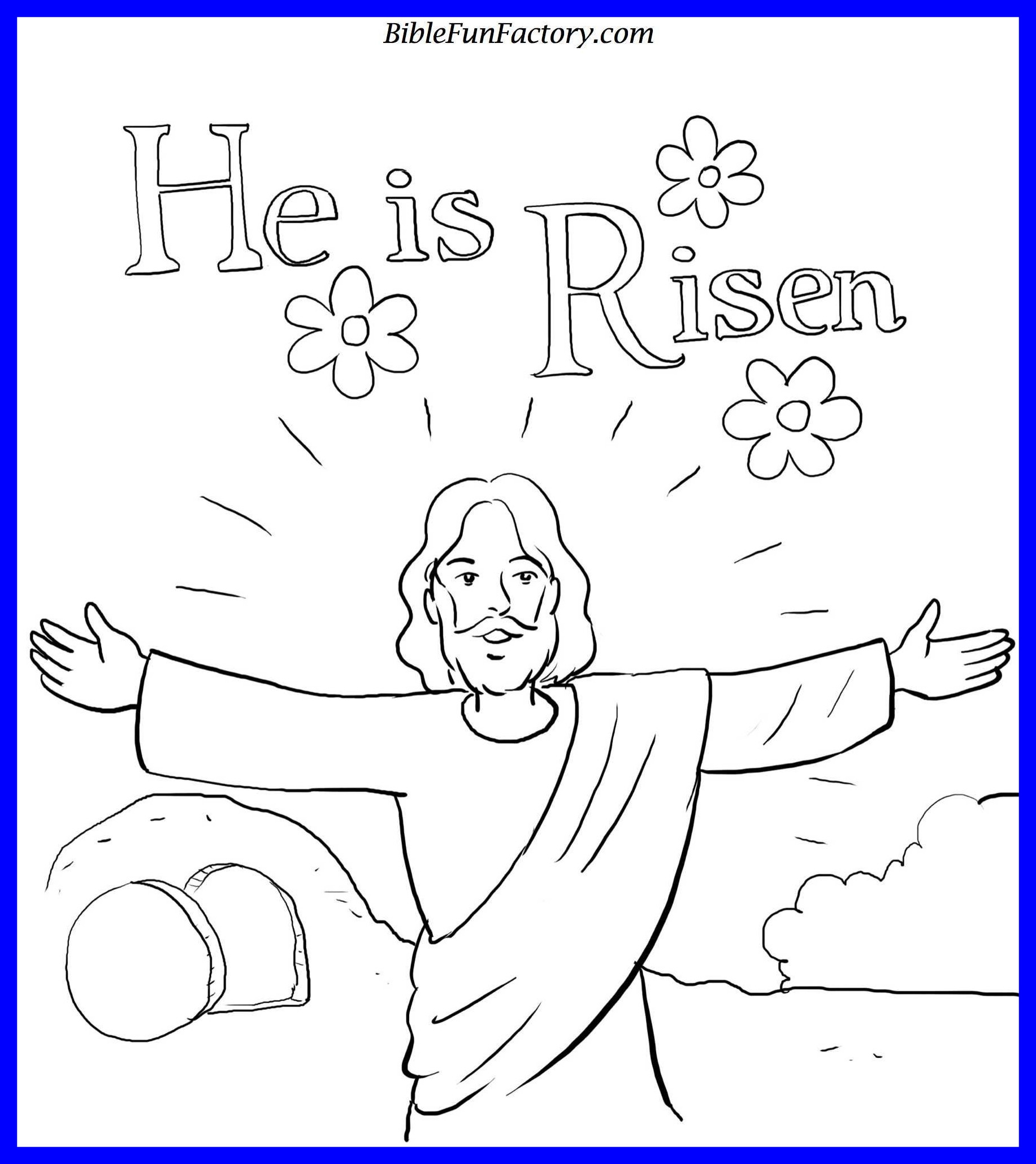 Jesus Printables Coloring Pages