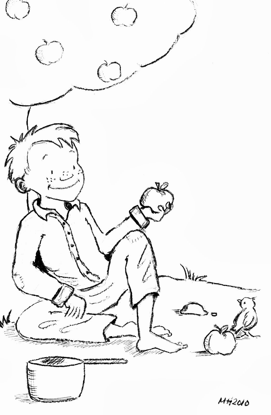 Johnny Appleseed Coloring Pages Best Coloring Pages For Kids