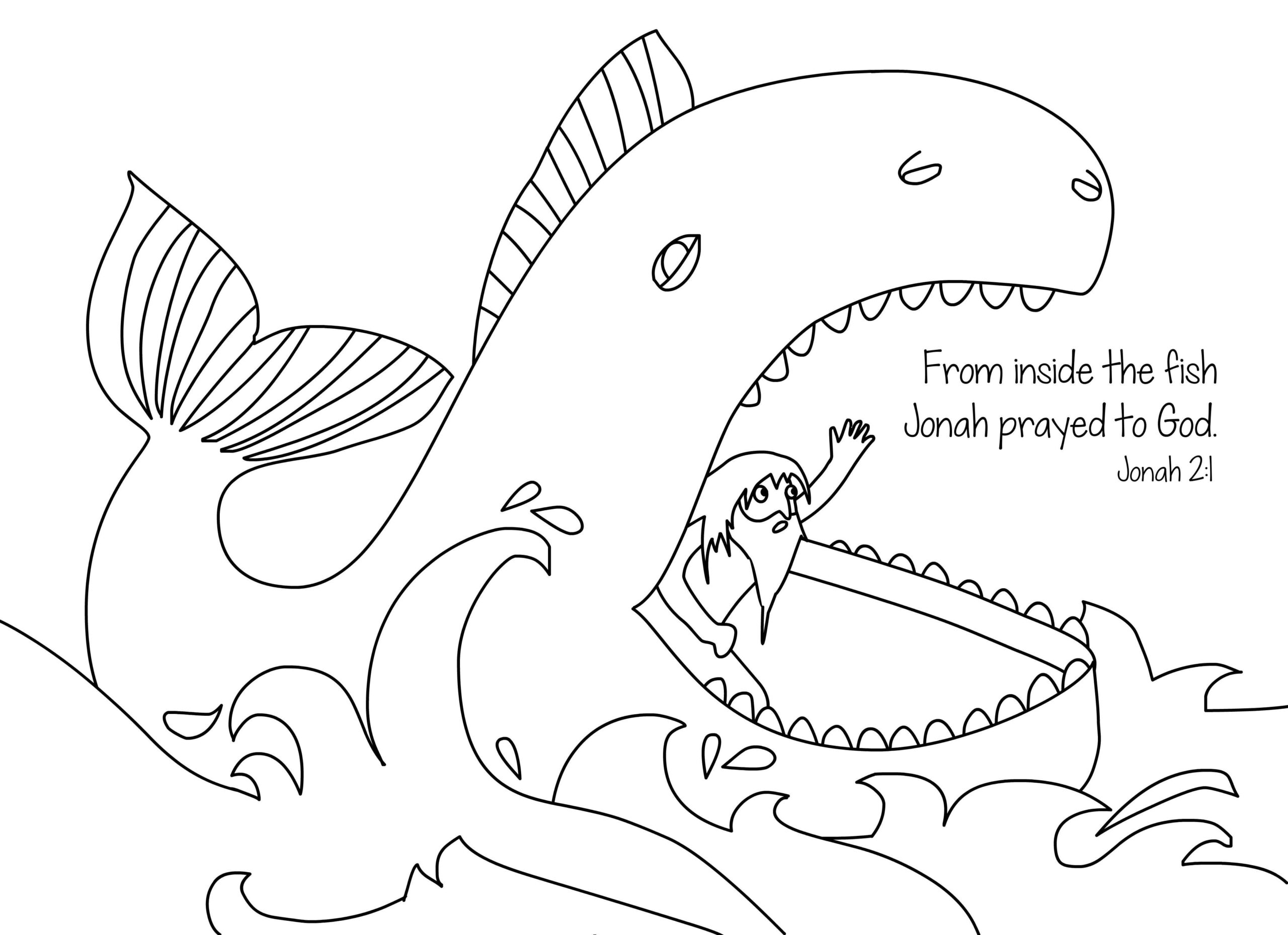 Jonah Coloring Page Free Download Christian Coloring Pages OT Manualidades Dibujos Ni Os