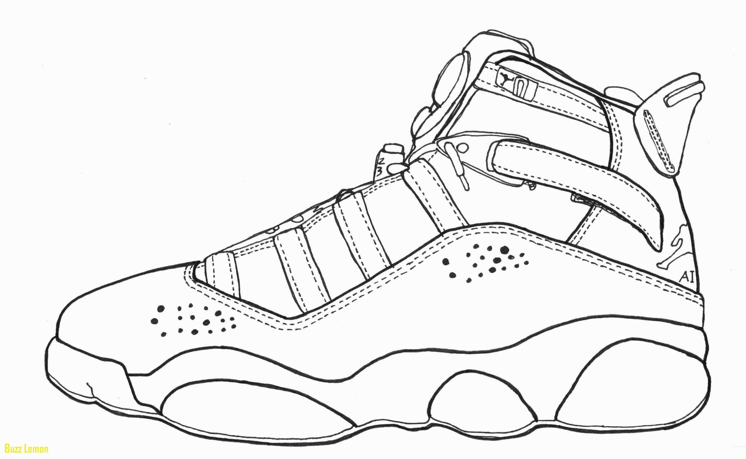 Sneaker Coloring Pages Printable