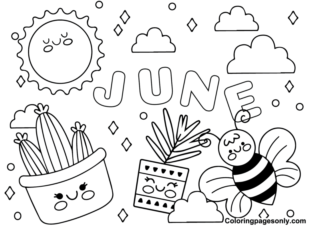 June Coloring Pages Printable For Free Download