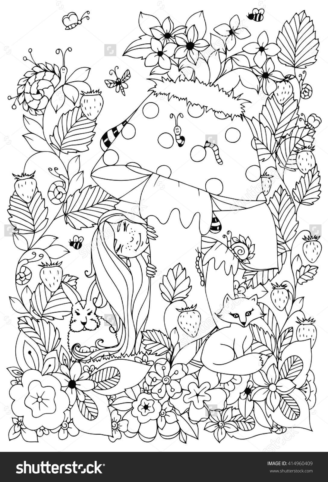 K Ptal Lat A K Vetkez Re Klara Markova Sz Nez Let Lthet Enchanted Forest Coloring Book