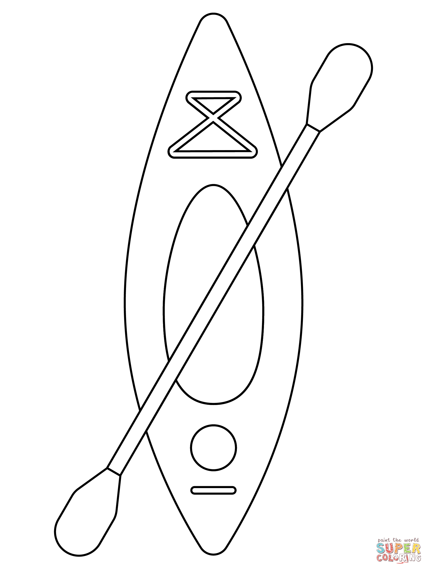 Kayak Coloring Page Free Printable Coloring Pages Coloring Home