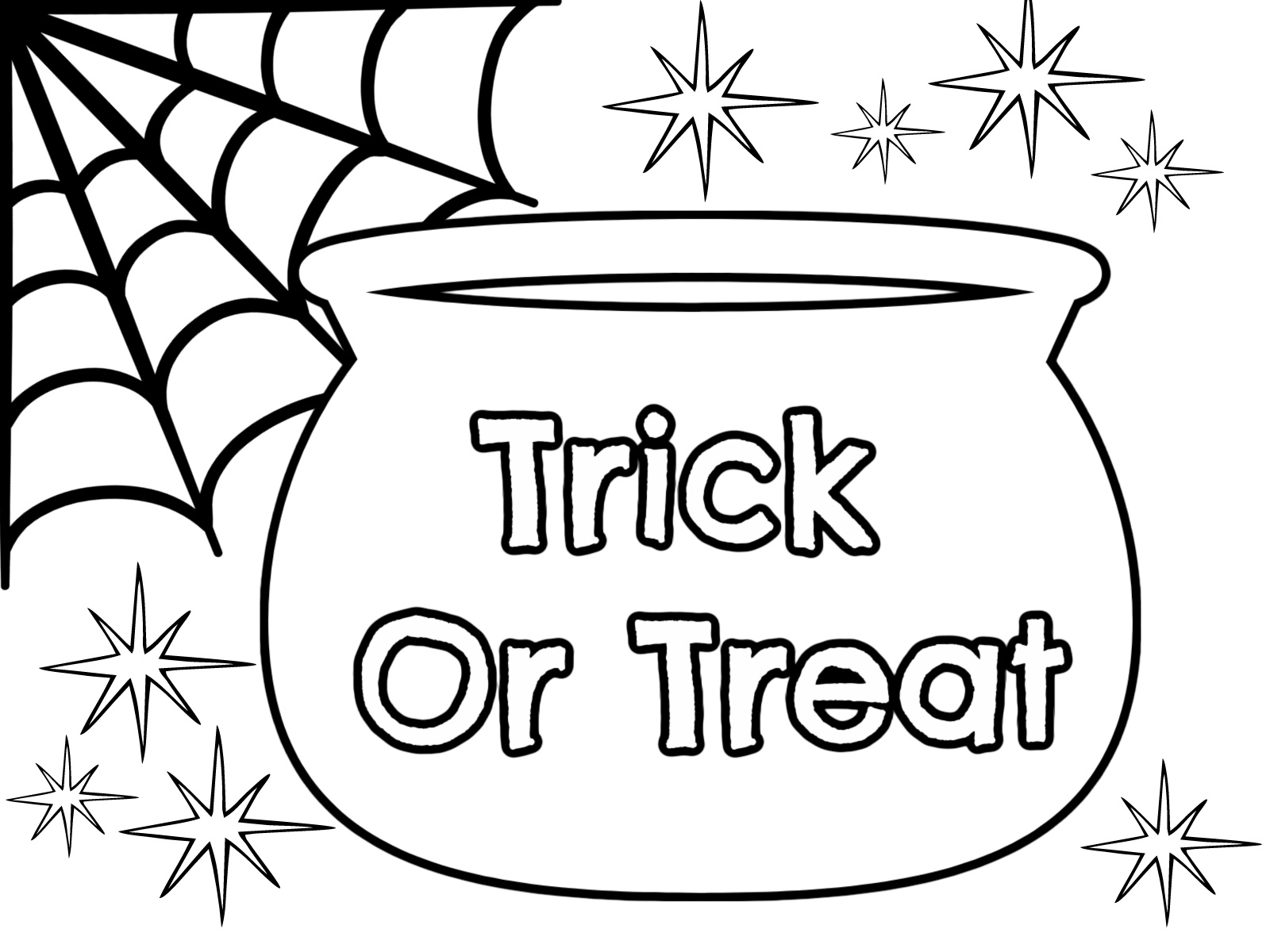 Kids Halloween Coloring Pages