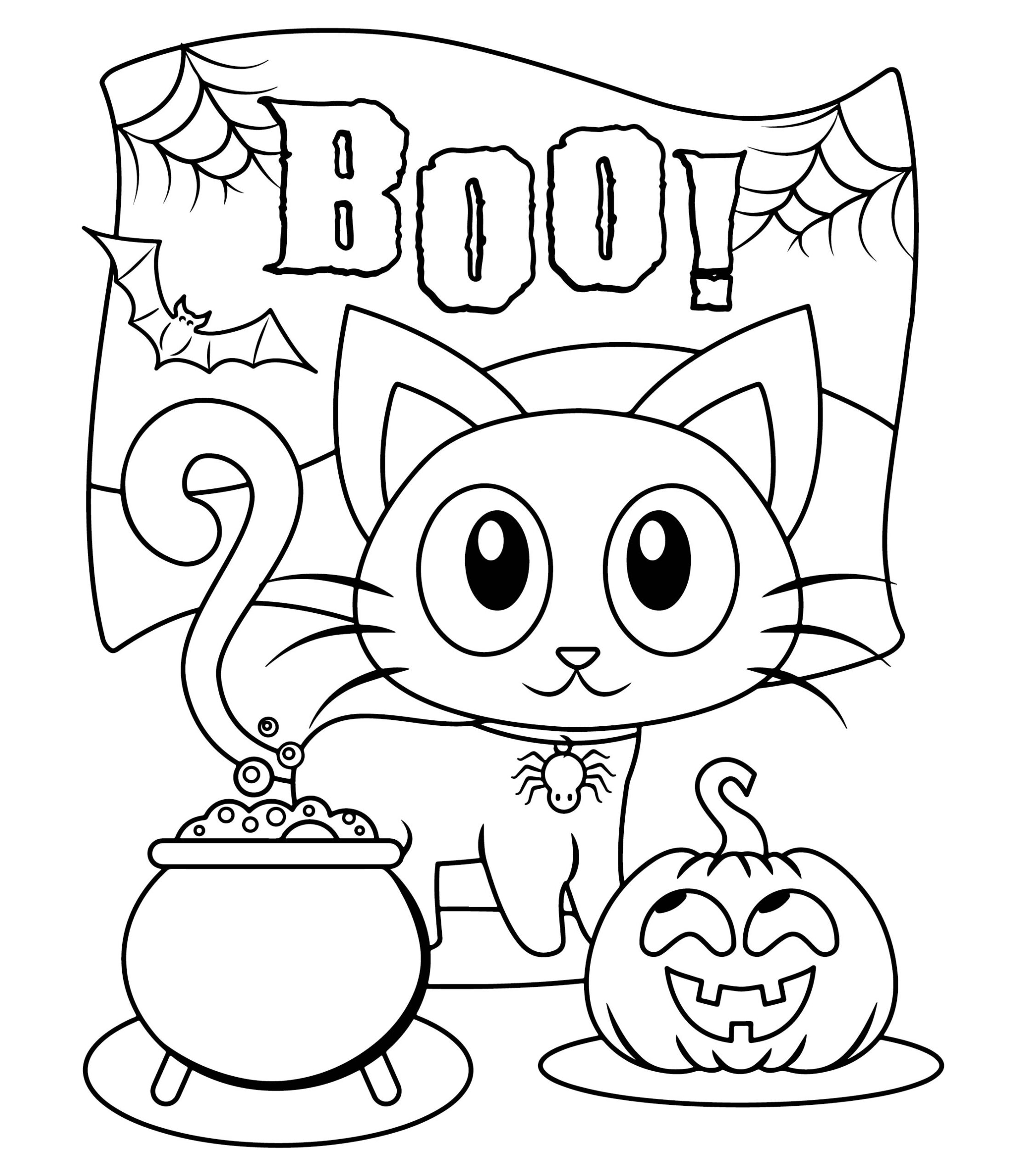 Halloween Printables Coloring Pages