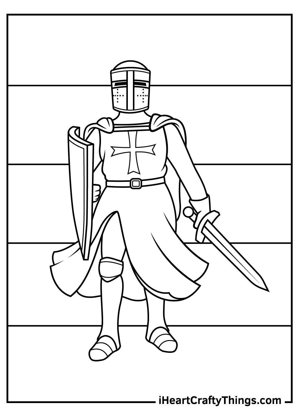 Knight Coloring Pages Updated 2021