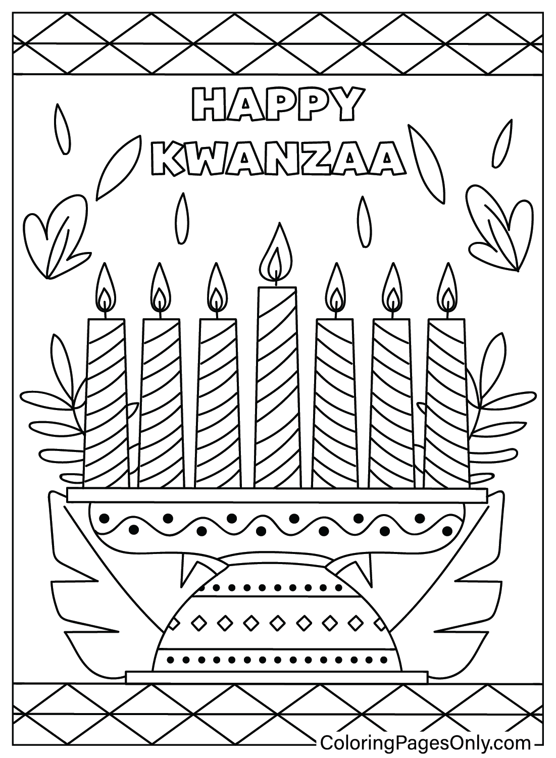 Kwanzaa Coloring Page Free Printable Coloring Pages