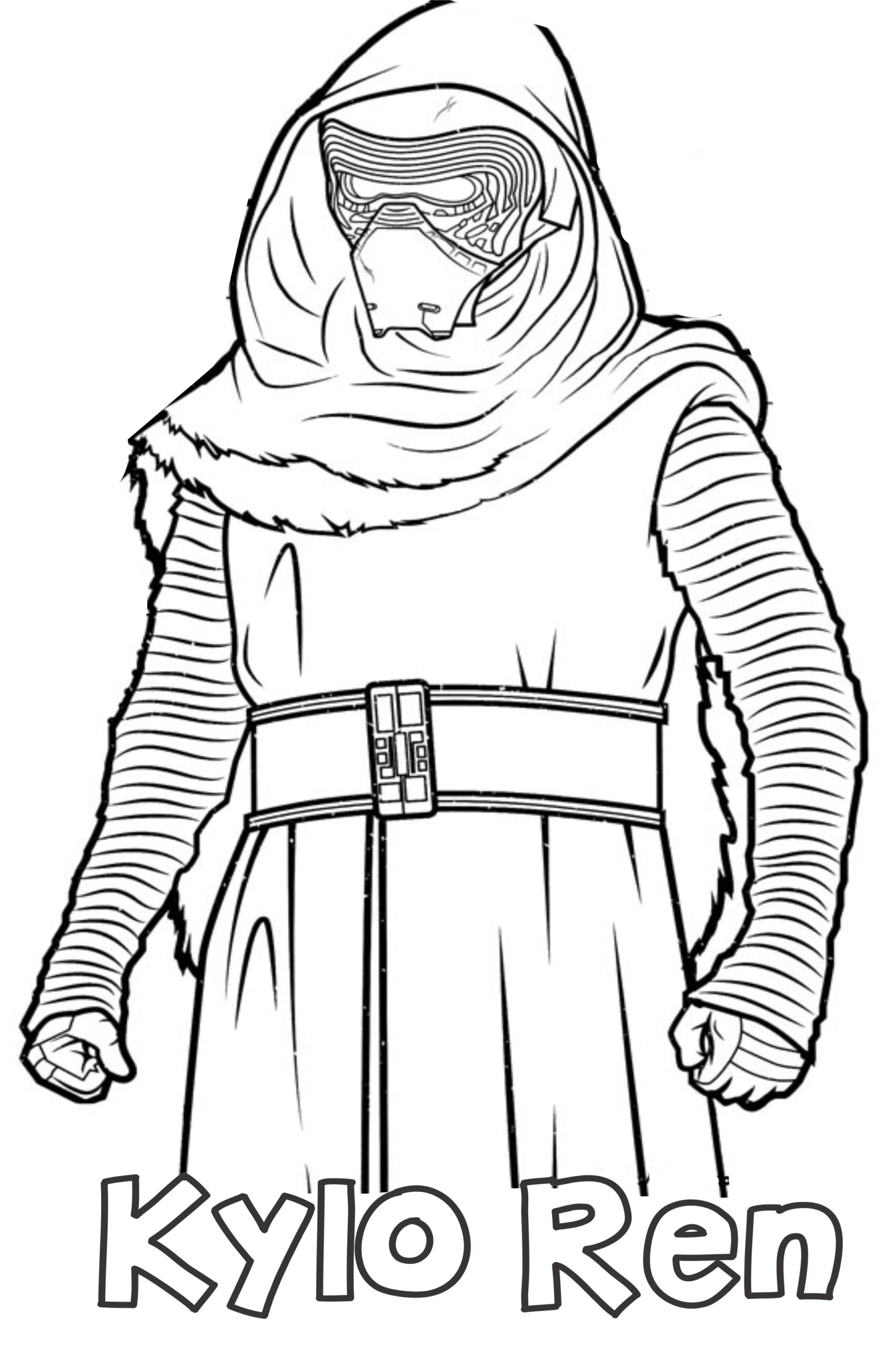 Kylo Ren Coloring Pages Best Coloring Pages For Kids