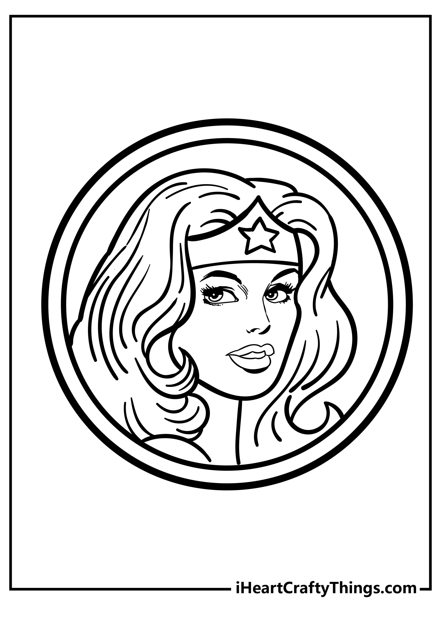 Lady Coloring Pages