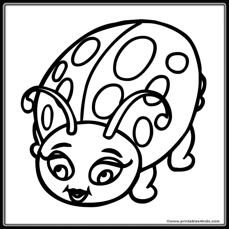 Printable Ladybug Coloring Pages