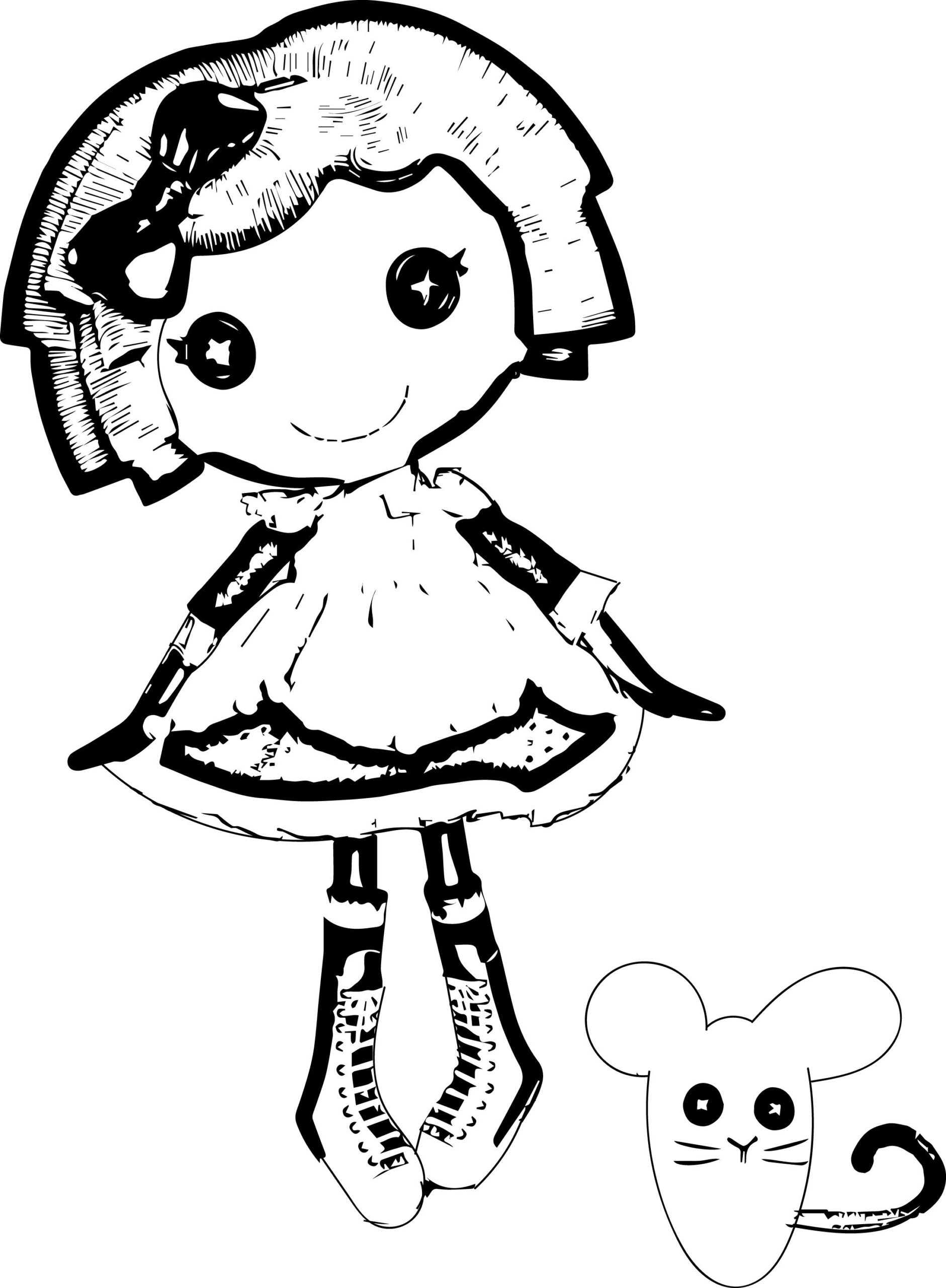 Lalaloopsy Free Printable Coloring Pages
