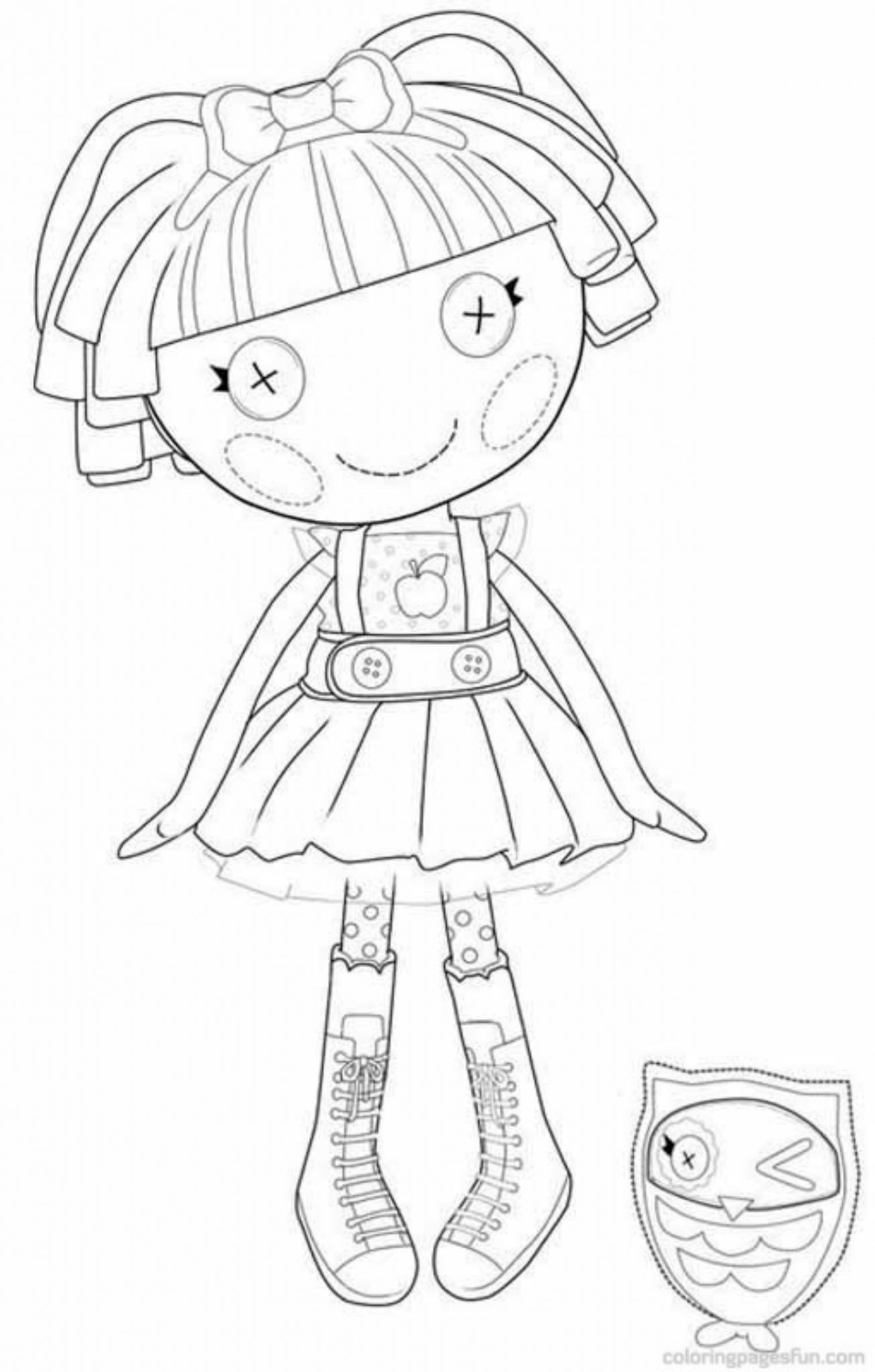 Free Lalaloopsy Printable Coloring Pages