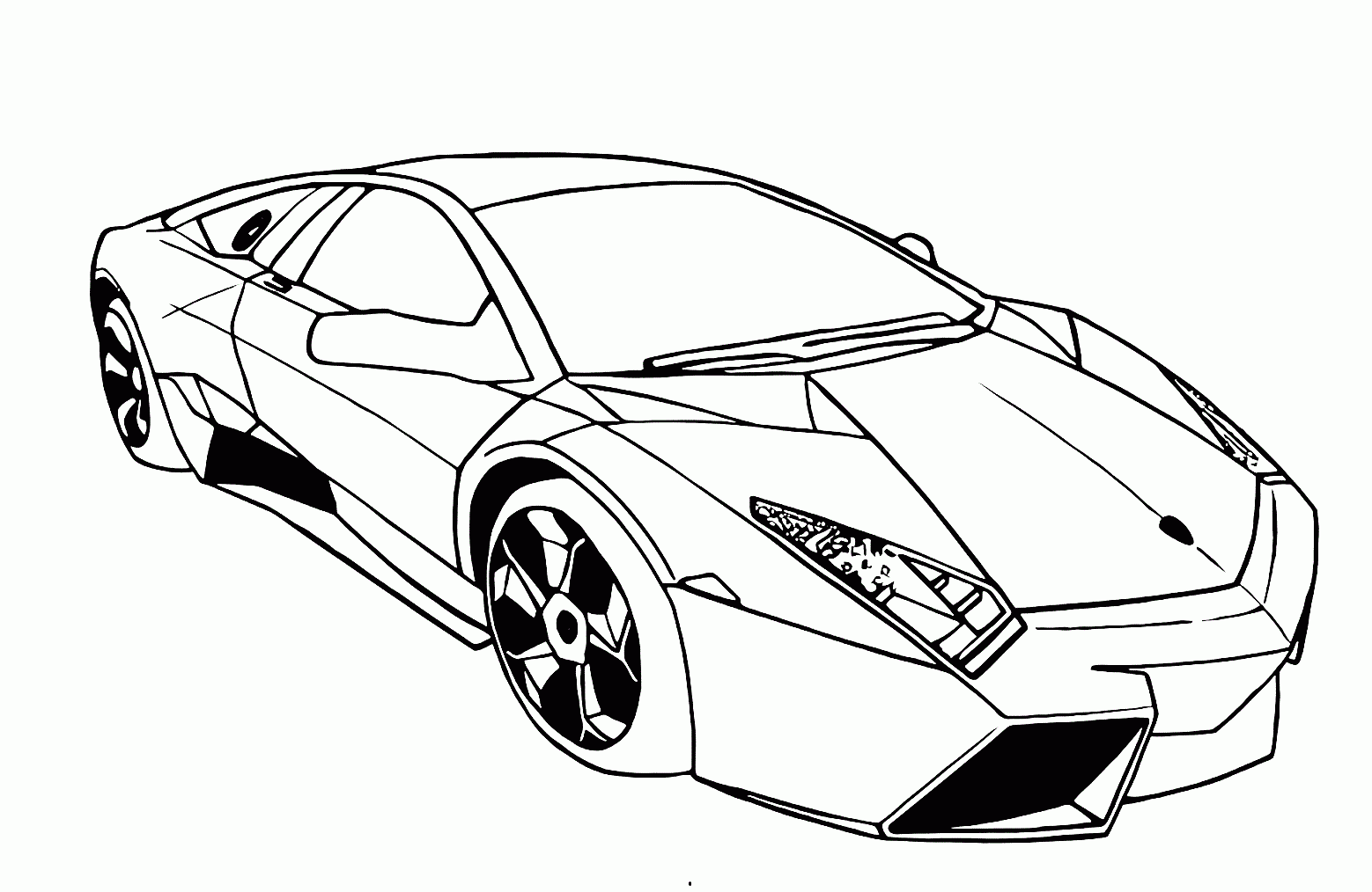 Free Printable Lamborghini Coloring Pages