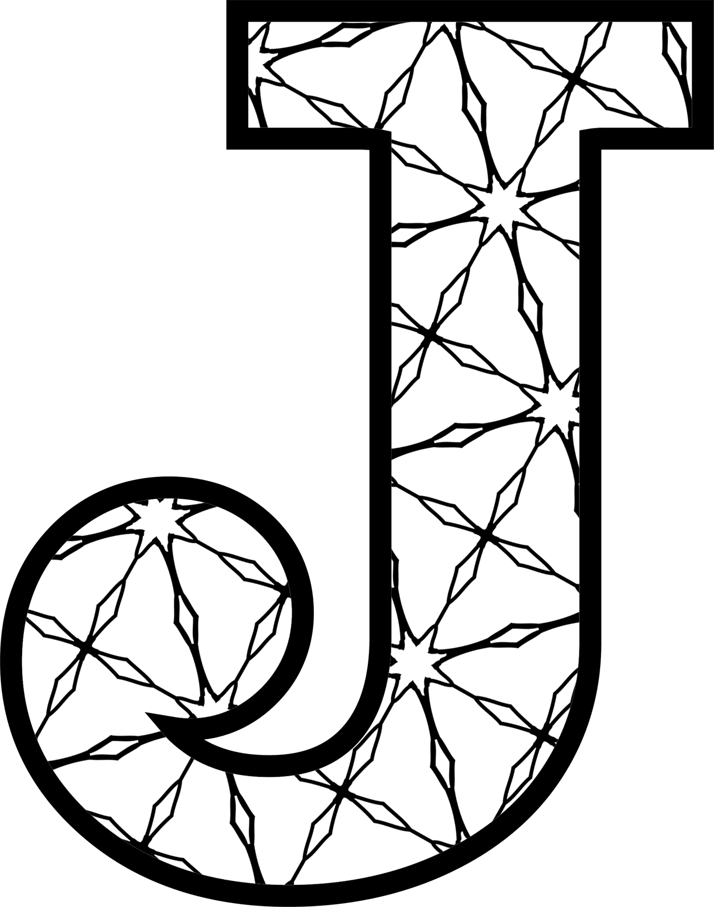 Large Print Printable Alphabet Letters For Crafts