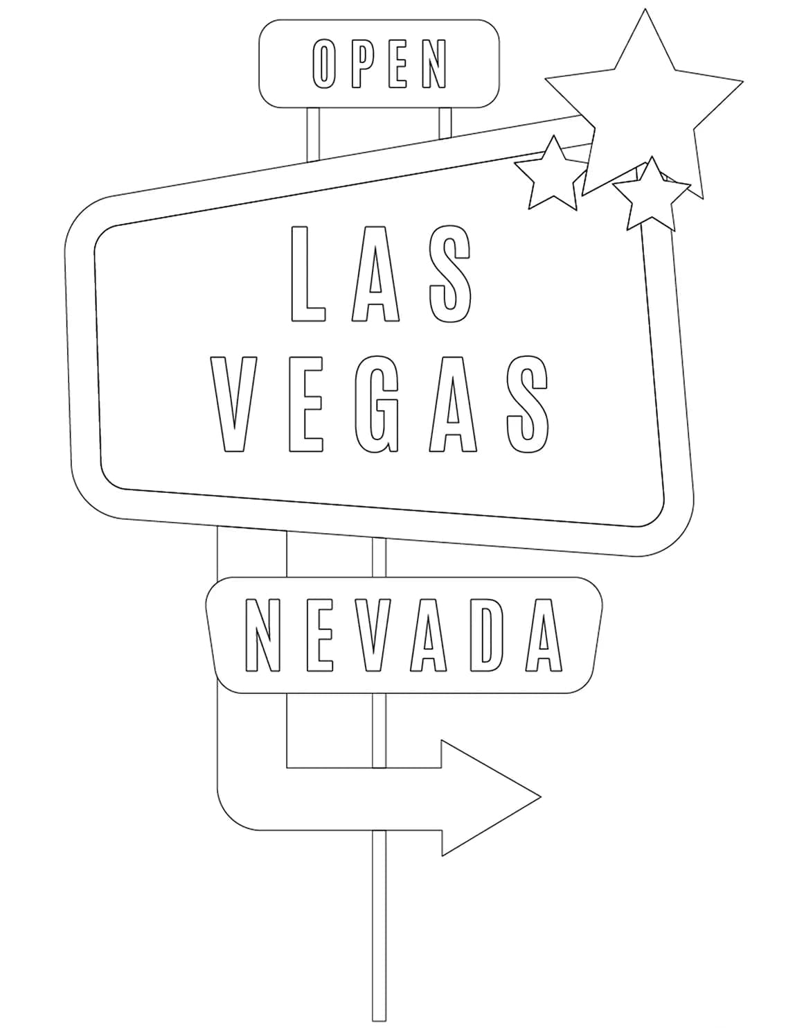 Printable Coloring Pages Las Vegas