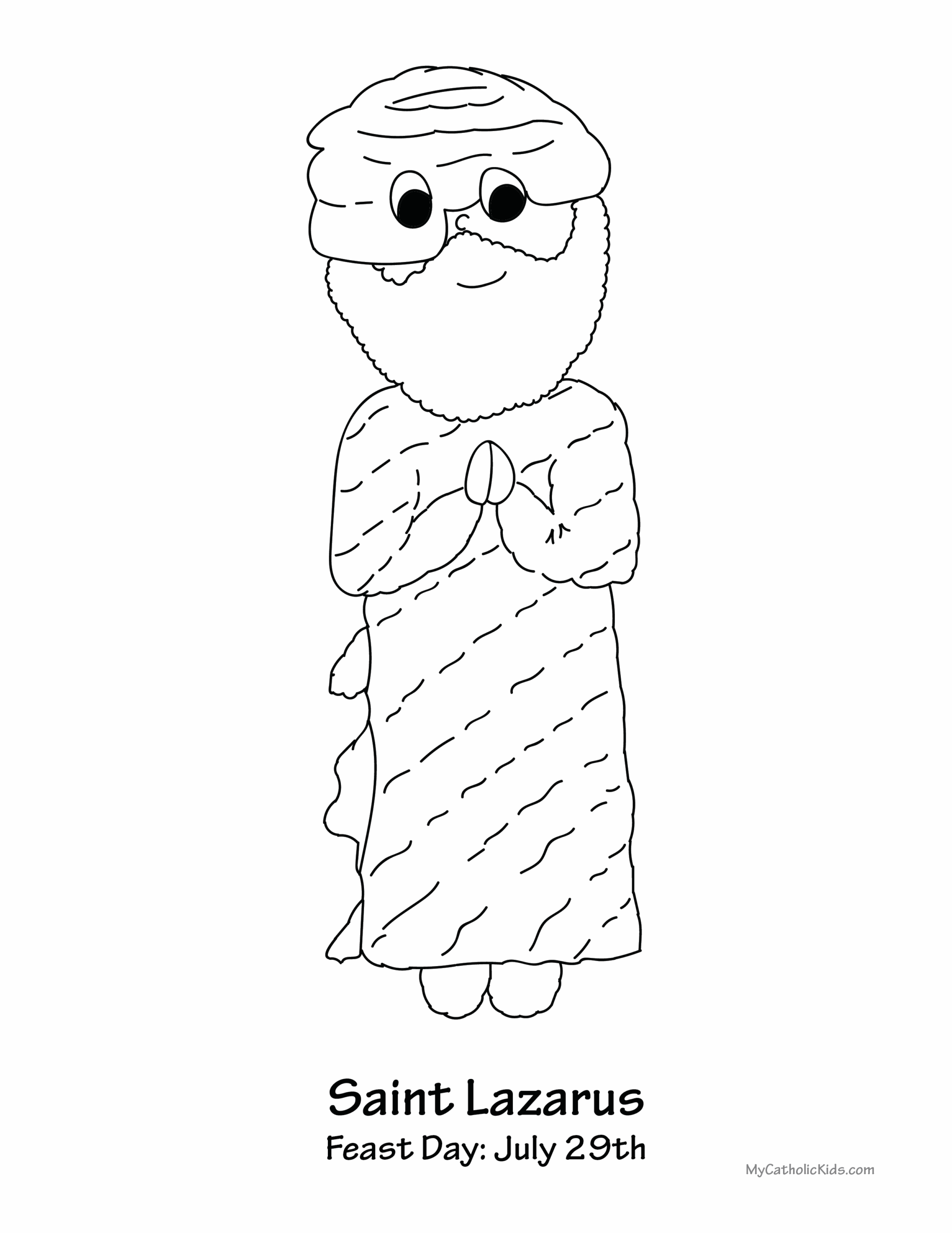 Lazarus Coloring Page Catechesis Books New Coloring Page To Celebrate New Life A Printable