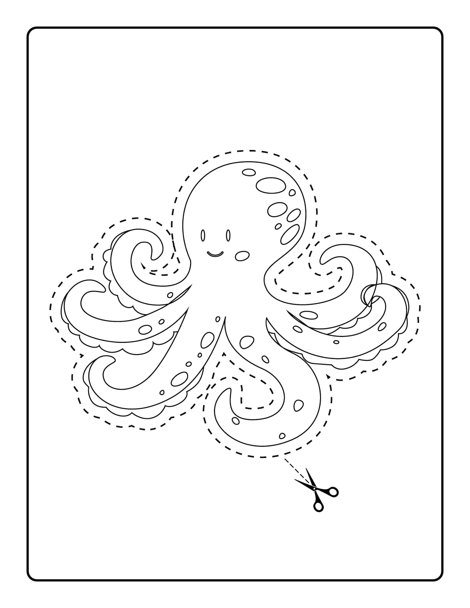 Learn To Cut And Coloring Pages For Kids Coloring Activity For 3 Kids Children Sketch Coloring