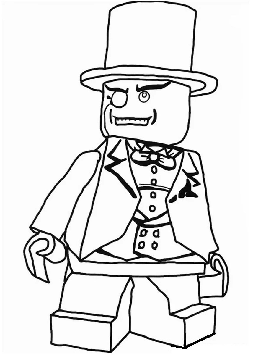 Lego Batman Coloring Pages Printable