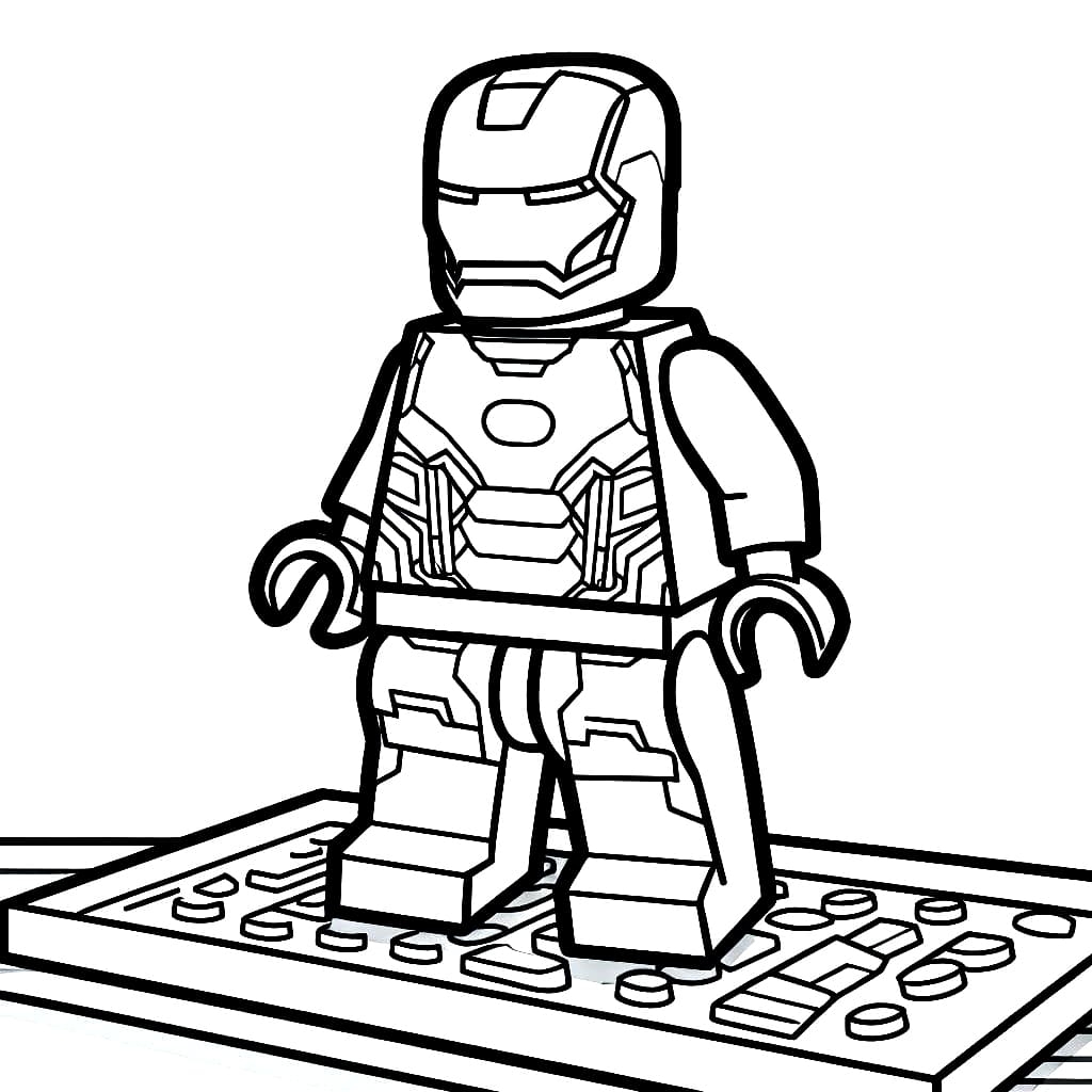 Lego Iron Man Free Printable Coloring Page Download Print Or Color Online For Free