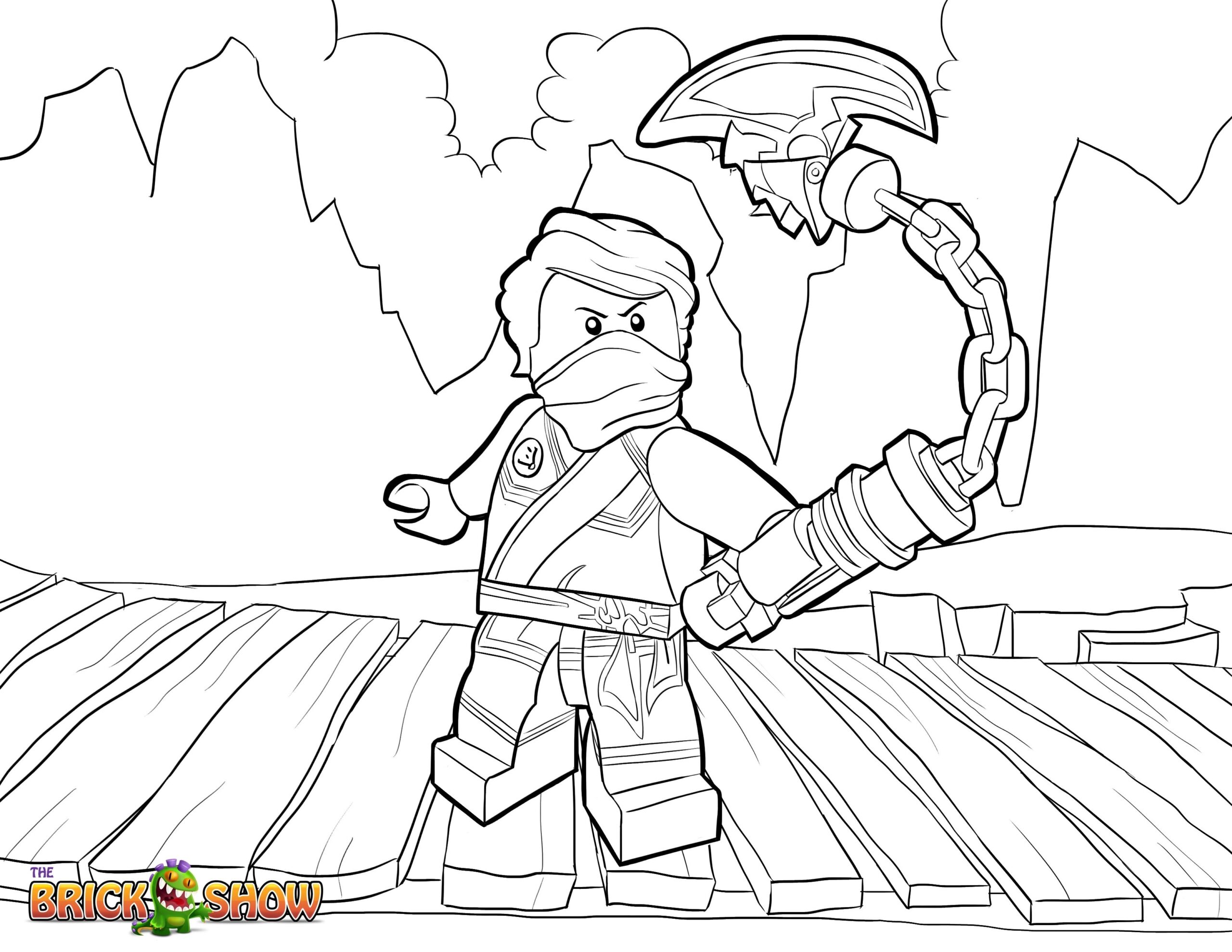 Jay Printable Ninjago Coloring Pages