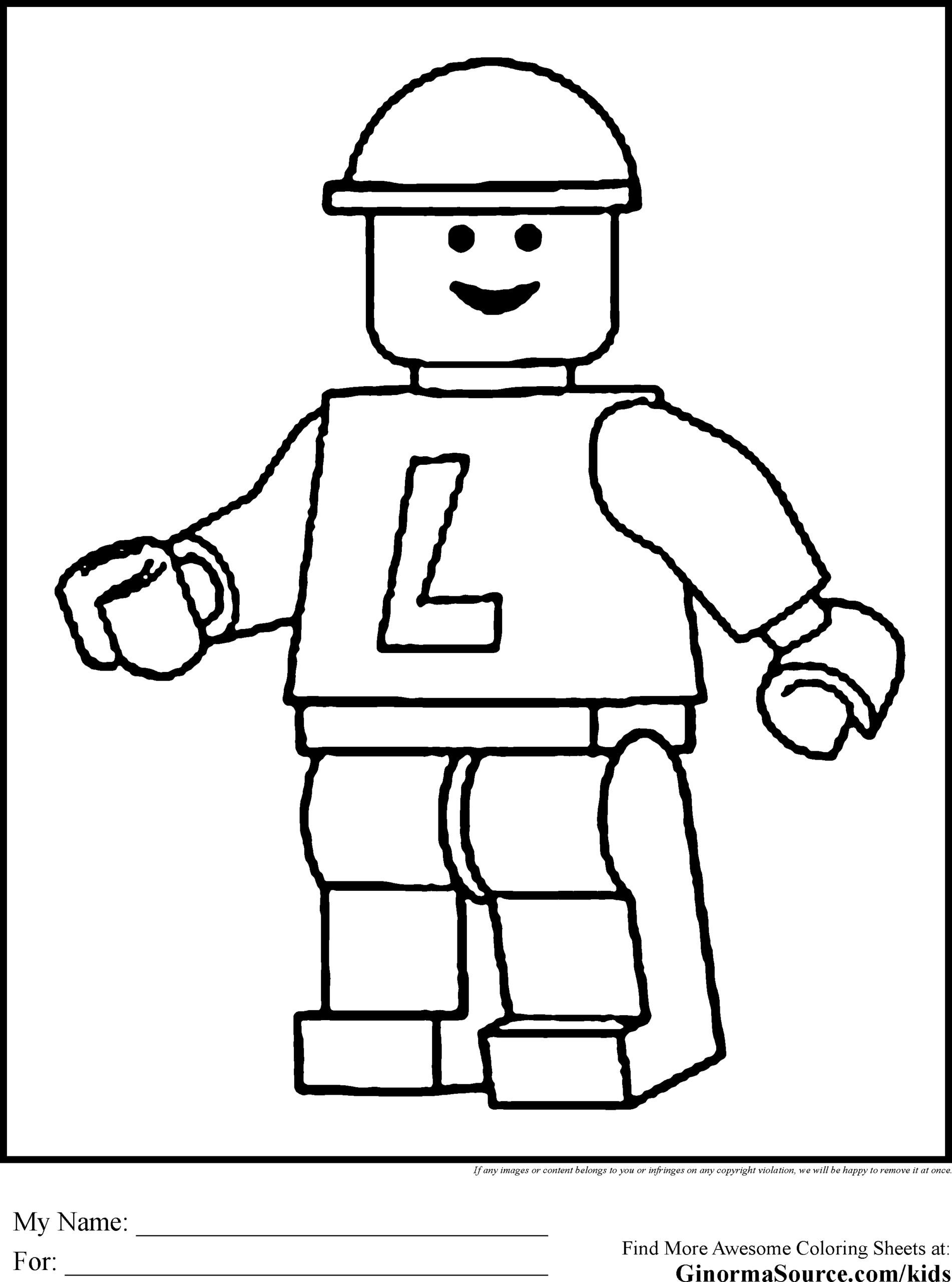 Legos Coloring Pages Free Coloring Home