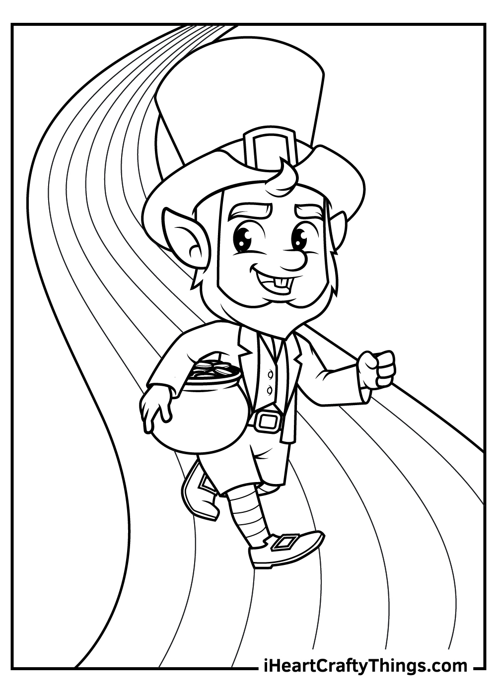 Leprechaun Coloring Pages Updated 2021