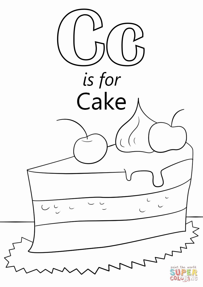 Letter C Coloring Sheet In 2020 Letter C Coloring Pages Abc Coloring Pages Abc Coloring