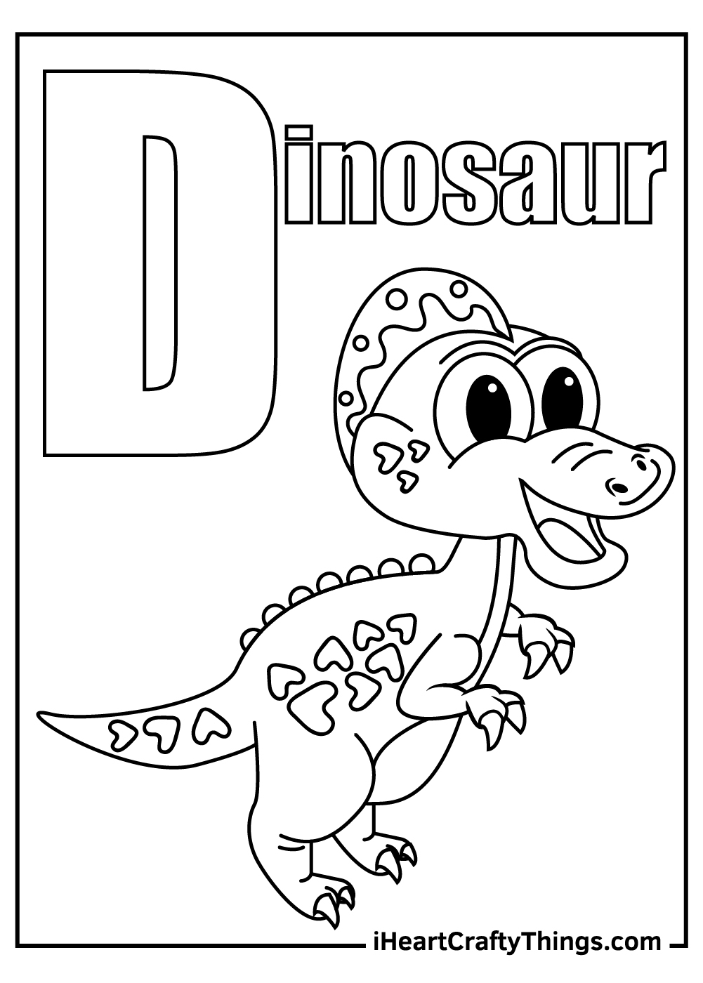 Letter D Coloring Pages Printable